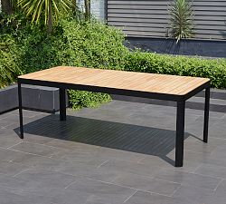 Talavera Teak Rectangular Outdoor Dining Table (82")