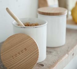 Yamazaki Tosca Ceramic Canisters - Set of 3