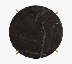 Dell Round Marble Side Table (18")