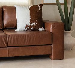 Dex Cow Hide Pillow Cover