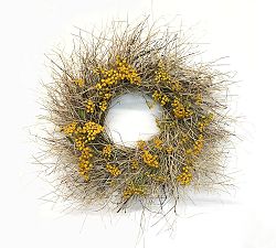 Dried Open Prairie Wreath