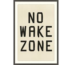 Lake Banner Framed Print