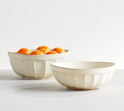 Mendocino Stoneware Meal &amp; Serving Bowl Set