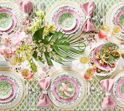 Monique Lhuillier Garden Trellis Dinner Plates - Set of 4