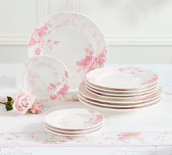 LoveShackFancy Rose Porcelain Salad Plates - Thumbnail 2