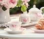 LoveShackFancy Rose Porcelain Teacups &amp; Saucers - Set of 2