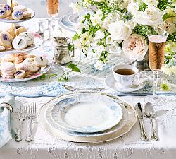 LoveShackFancy Rose Porcelain Salad Plates - Set of 4