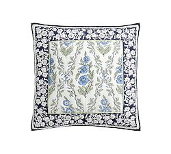 Open Box: Roller Rabbit Trellis Floral Quilted Sham, Euro - Blue Multi