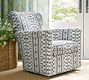 Irving Roll Arm Swivel Chair