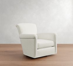 Irving Roll Arm Swivel Chair