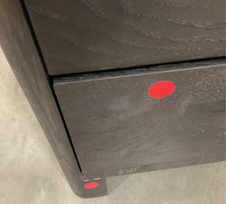 Open Box: Bedrock Nightstand (34") - Smoked Black