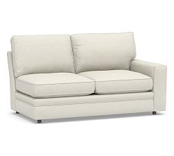 Open Box: Build Your Own Pearce Square Arm Sectional, Right Loveseat - Performance Boucle Oatmeal