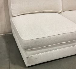 Open Box: Build Your Own Pearce Square Arm Sectional, Right Loveseat - Performance Boucle Oatmeal