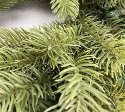 Open Box: Pre-Lit Faux Classic Fraser Fir Wreath With Clear Lights (24")
