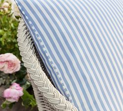 LoveShackFancy Wicker Swivel Outdoor Lounge Chair