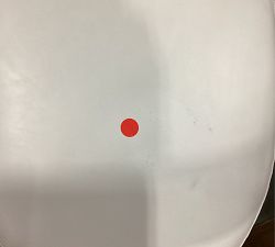 Open Box: Maison Leather Dining Chair - Signature Chalk, Bronze Finish