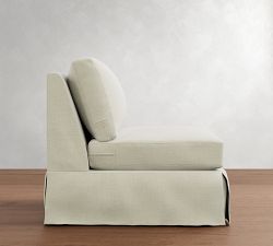 Build Your Own York Square Arm Slipcovered Sectional