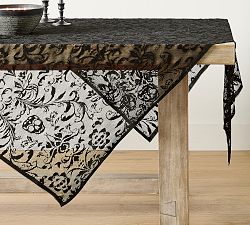 Lace Toile Table Throw