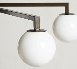 Bradbury Milk Glass Chandelier (23")