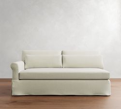 York Roll Arm Deep Seat Sectional Component Replacement Slipcovers