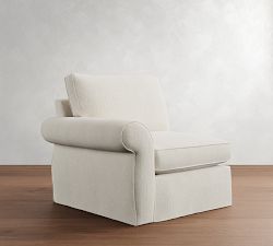 Build Your Own Pearce Roll Arm Slipcovered Sectional