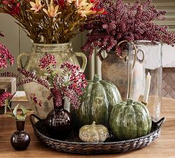 Glossy Green Pumpkin