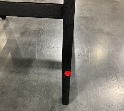 Open Box: Abbott FSC® Acacia Woven Outdoor Dining Side Chair, Individual - Weathered Black