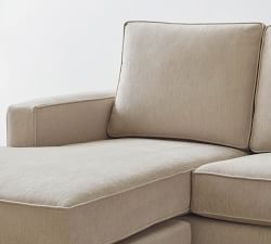 Cameron Square Arm Reversible Chaise Sectional (86")