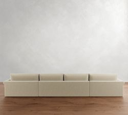 Westwood Roll Arm Deep Seat Double Chaise Sectional (191")