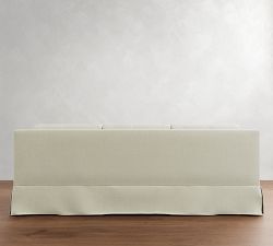 York Square Arm Slipcovered Sofa (60"-108")