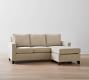 Cameron Square Arm Reversible Chaise Sectional (86")