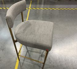 Open Box: Ember Upholstered Counter Stool - Arena Cement