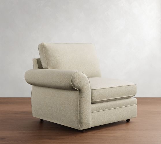 Pottery Barn Pearce Square Arm Leather Sectional - Thumbnail 4