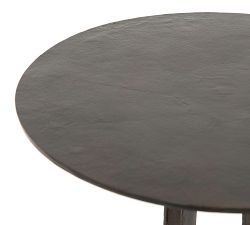 Charlesbourg Round Metal End Table (17.5")
