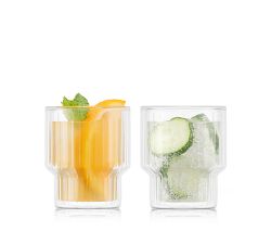 Bodum Navalia Double Wall Double Old Fashioned Glasses - Set of 2