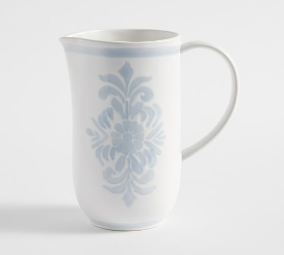 Chambray Tile Stoneware Pitcher