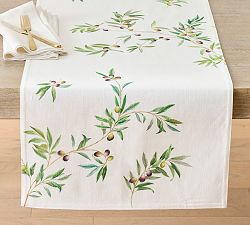 Monique Lhuillier Olive Orchard Table Runner