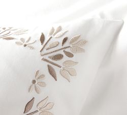 Open Box: Blossom Embroidered Organic Sham