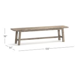 Bartol Reclaimed Wood Dining Bench