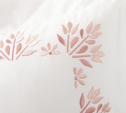 Open Box: Blossom Embroidered Organic Sham