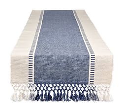 Dobby Striped Cotton Table Runner