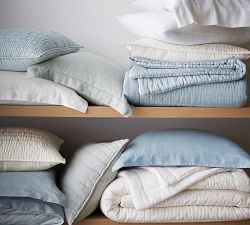 Ultra Soft Handcrafted TENCEL™ Cotton Reversible Quilt &amp; Shams