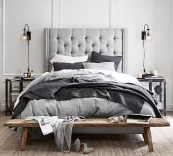 Flynn Metal Nightstand (24")