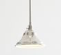 Curved Metal Bell Pole Pendant (10"-13")