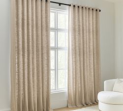 Emery Linen Grommet Light Filtering Curtain