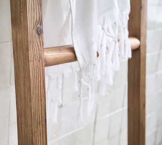 Rustic Reclaimed Wood Ladder - Thumbnail 3