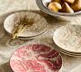 Stella Damask Stoneware Salad Plates - Set of 4
