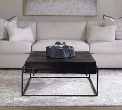Esme Square Metal Coffee Table (35")