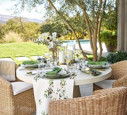 Monique Lhuillier Olive Orchard Table Runner