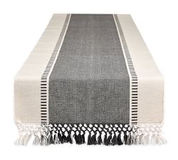 Dobby Striped Cotton Table Runner